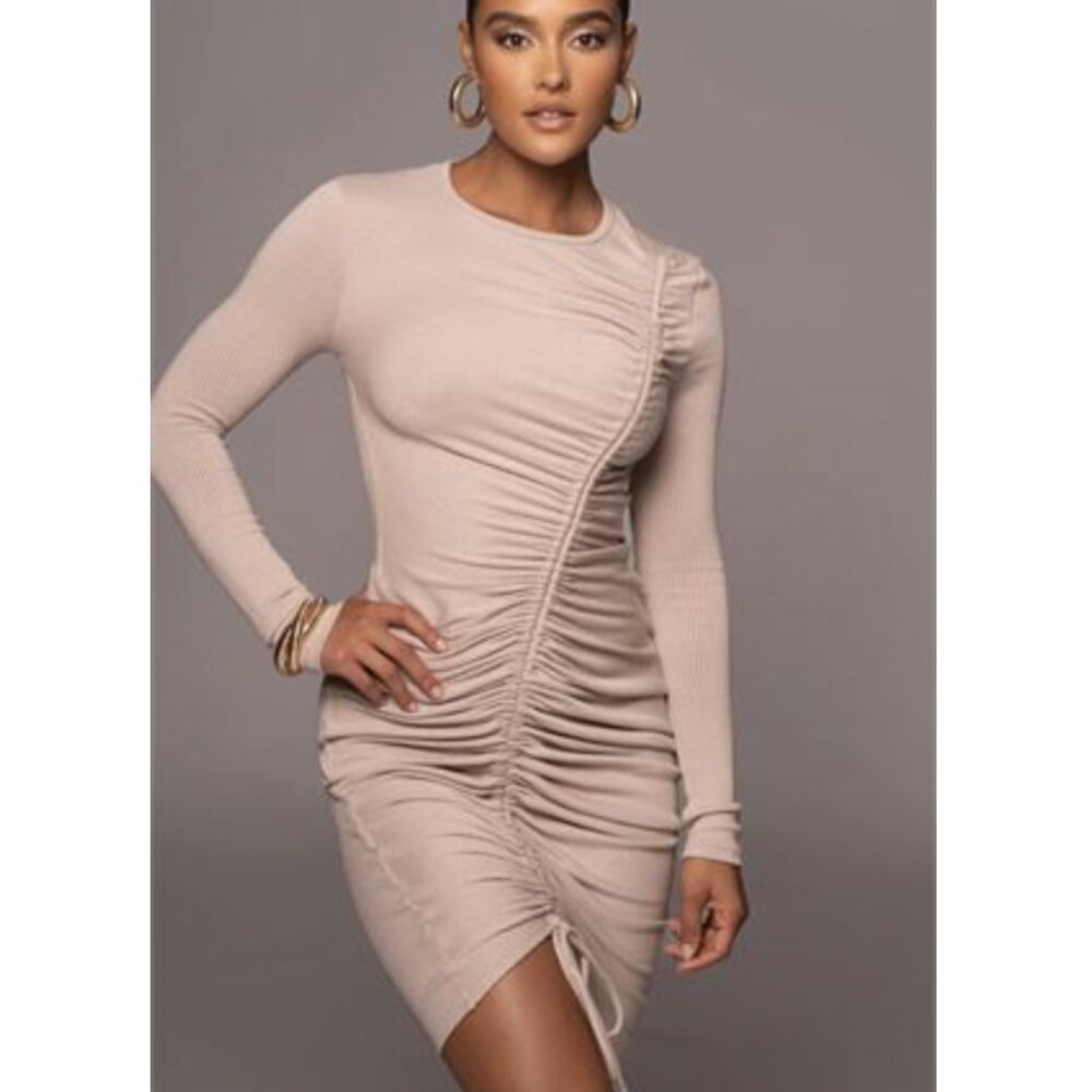 JLUXLABEL KALENE RIBBED DRESS Small